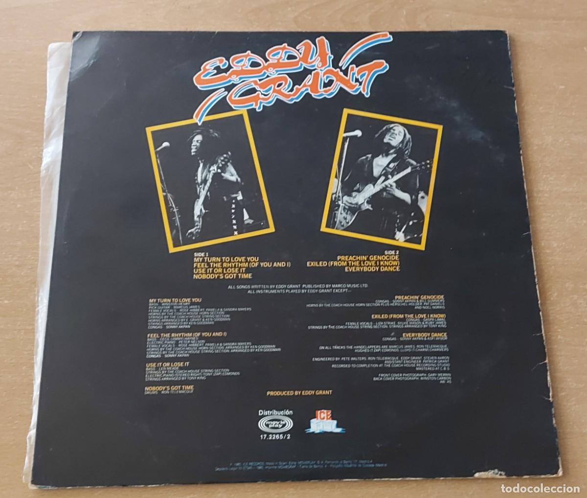 Discos de vinilo: Lote 3 LP + SUPER SINGLE EDDY GRANT - Foto 3
