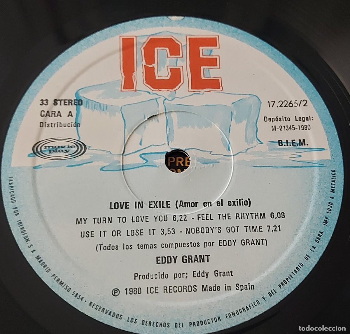 Discos de vinilo: Lote 3 LP + SUPER SINGLE EDDY GRANT - Foto 5