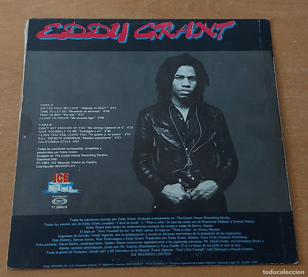 Discos de vinilo: Lote 3 LP + SUPER SINGLE EDDY GRANT - Foto 7