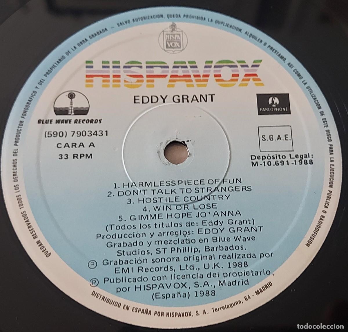 Discos de vinilo: Lote 3 LP + SUPER SINGLE EDDY GRANT - Foto 13