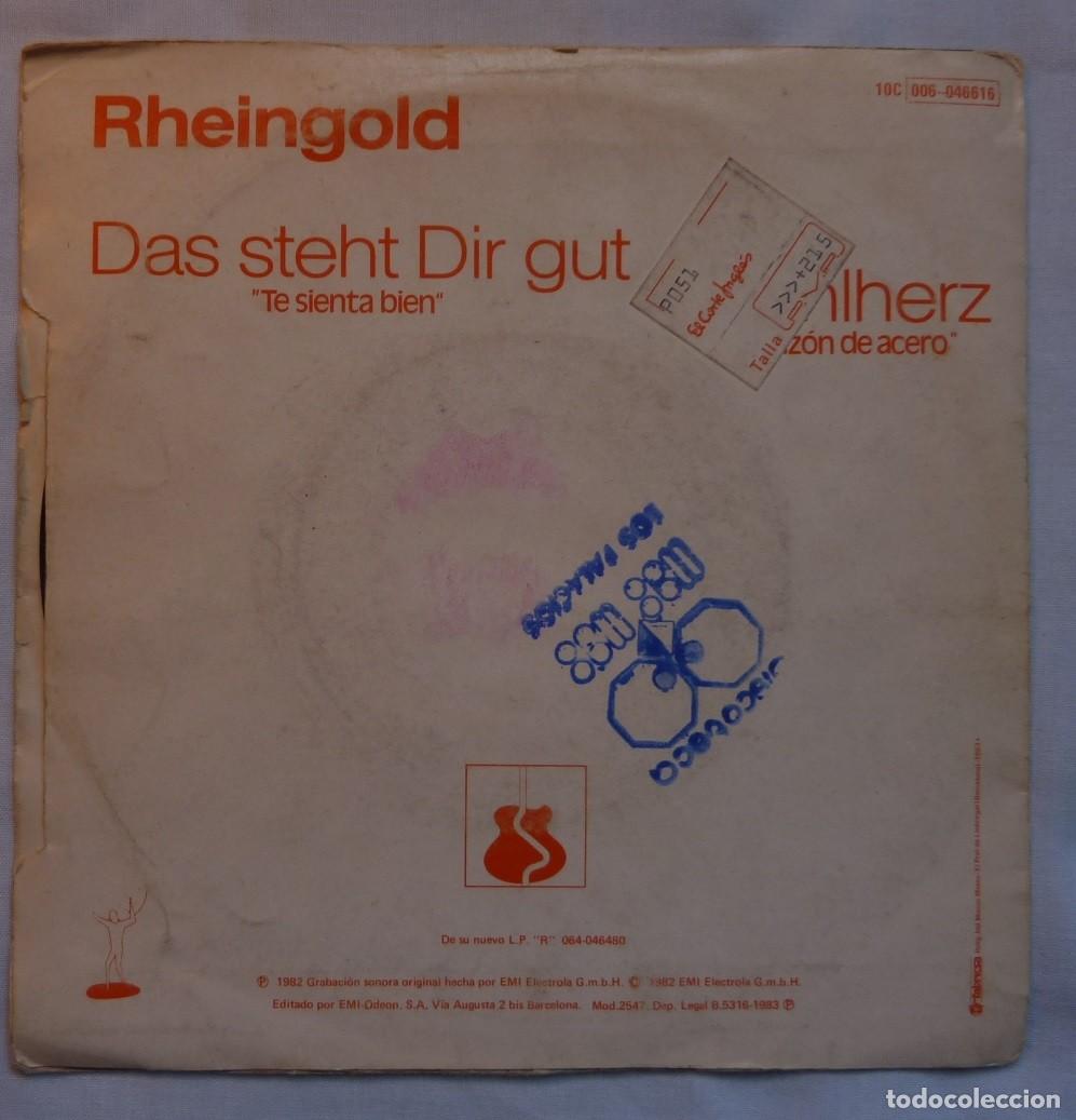 Discos de vinilo: RHEINGOLD // DAS STEHT DIR GUT // 1982 // SINGLE - Foto 2