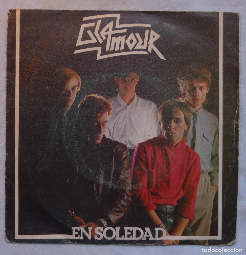 Discos de vinilo: GLAMOUR // EN SOLEDAD // 1982 // SINGLE - Foto 1
