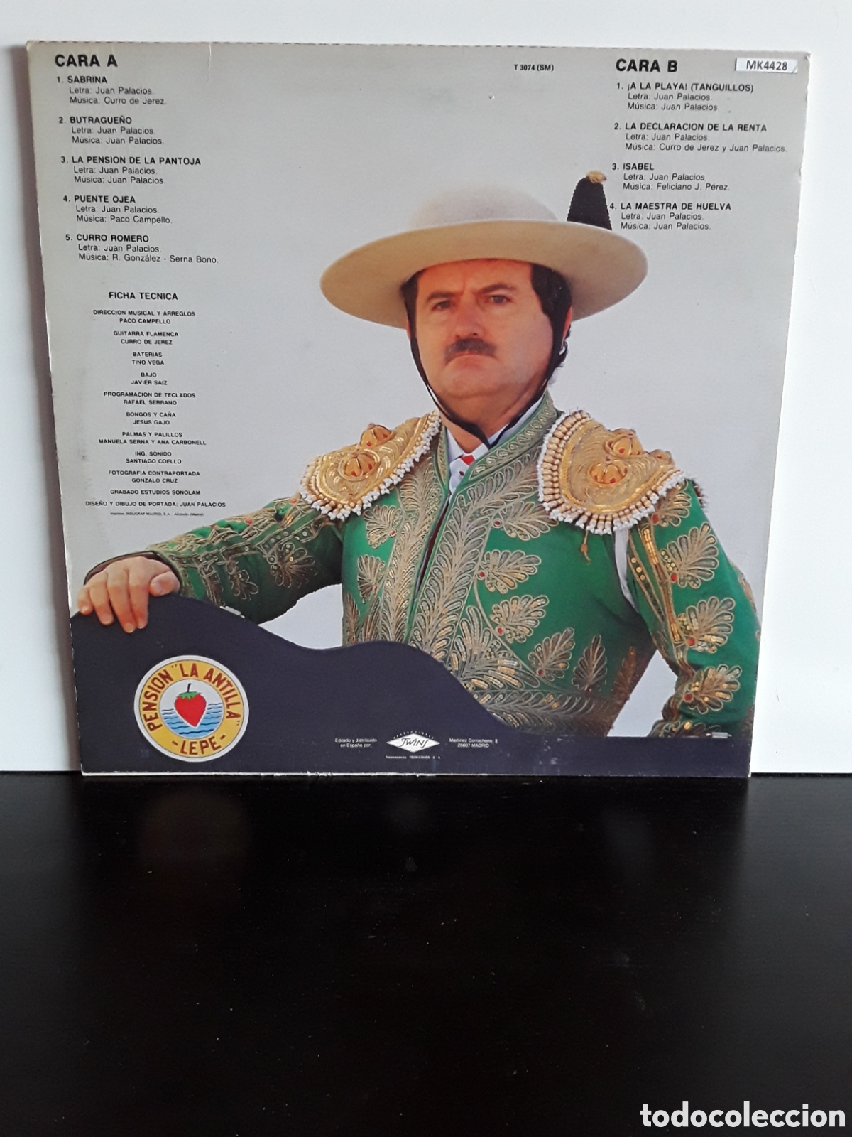 Discos de vinilo: Juan Palacios - 9 cronicaturas - Foto 2