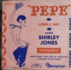 Discos de vinilo: SHIRLEY JONES CANTA EN ESPAÑOL, EP SELLO DISCOPHON EDITADO EN ESPAÑA AÑO 1961 DEL FILM PEPE