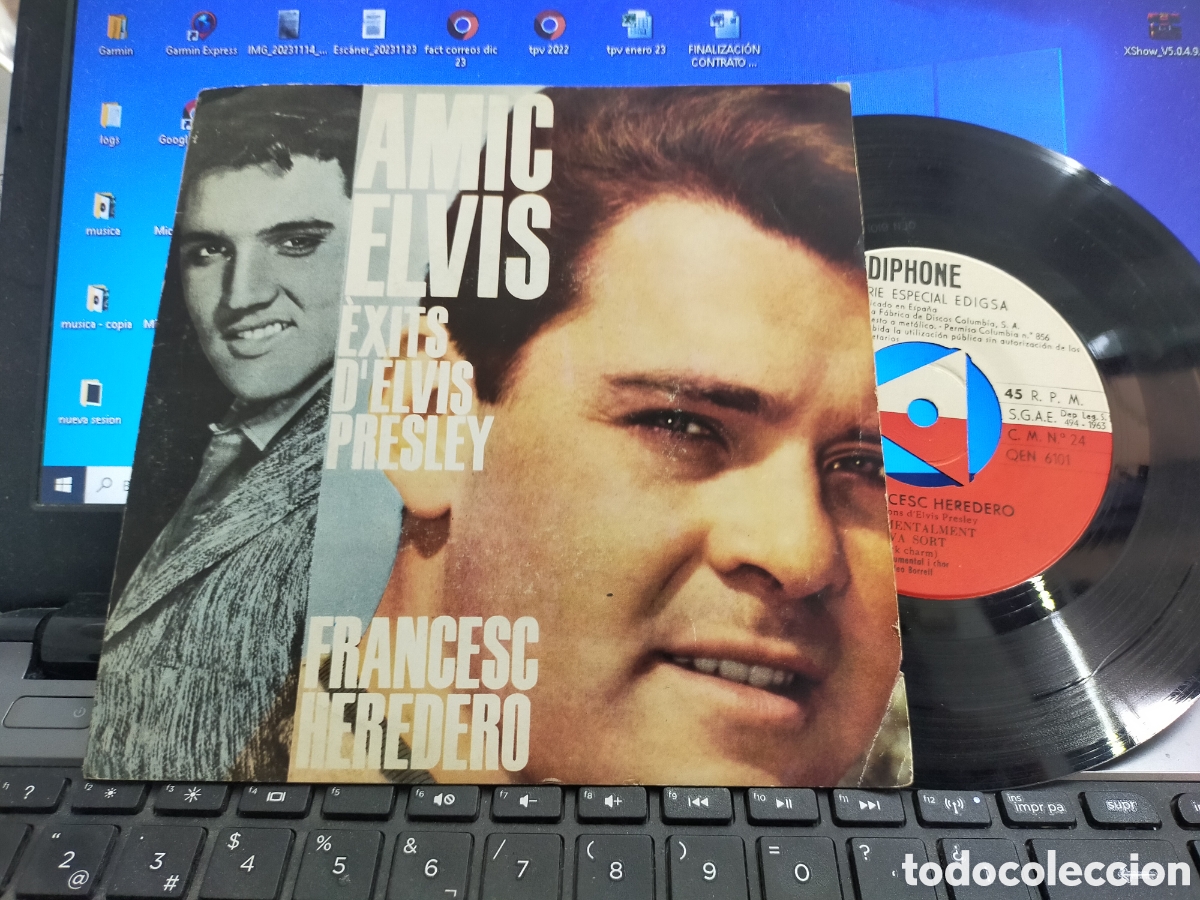 Discos de vinilo: Francesc heredero ep amic elvis 1963 escuchado - Foto 1