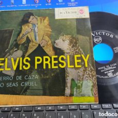 Discos de vinilo: ELVIS PRESLEY SINGLE PERRO DE CAZA / NO SEAS CRUEL ESPAÑA 1962 ESCUCHADO