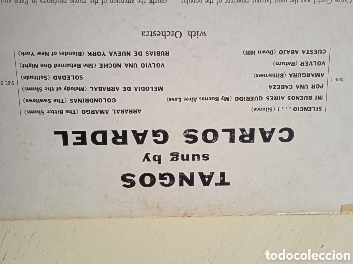 Discos de vinilo: LP Carlos Gardel - Foto 3