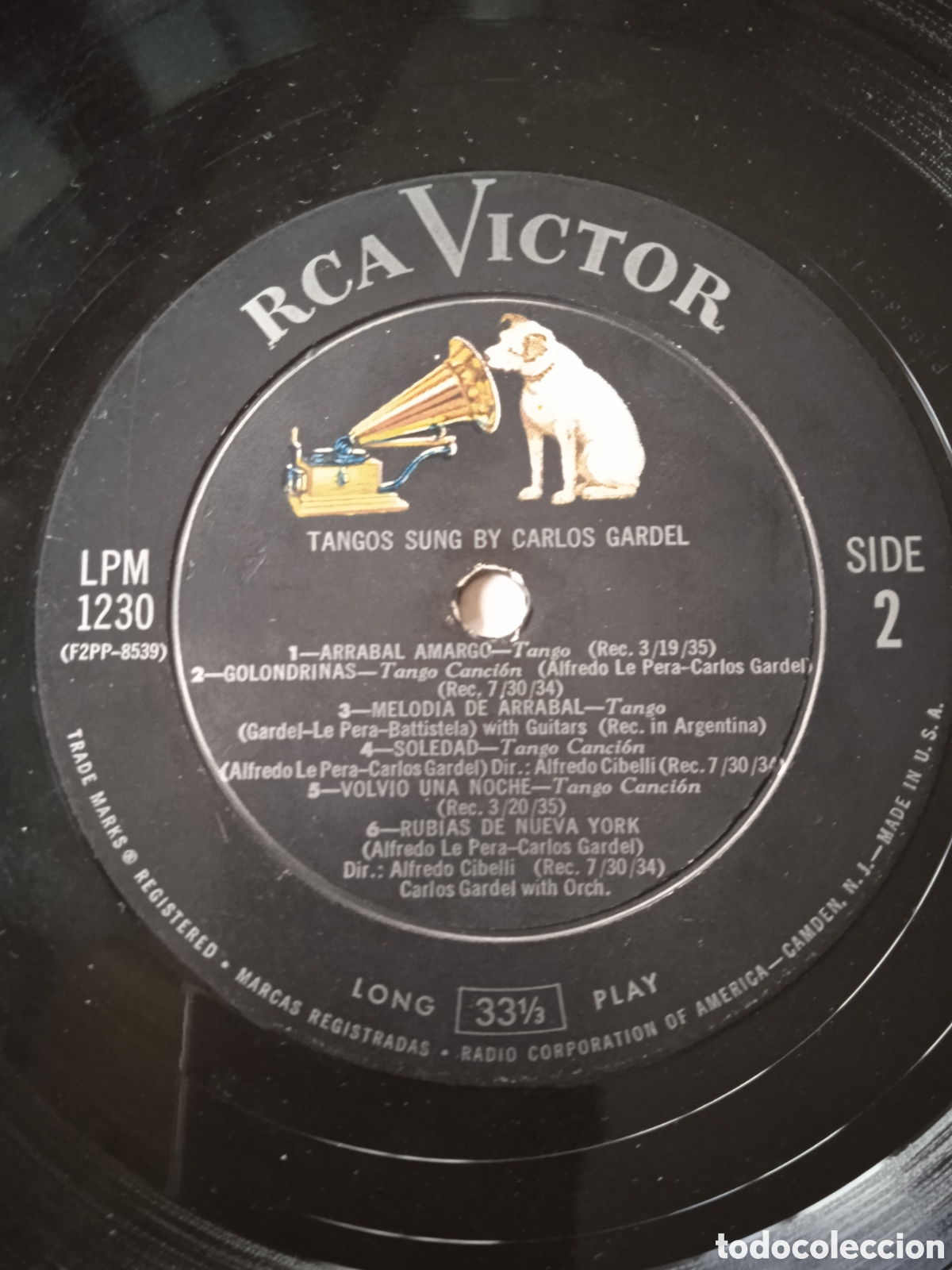 Discos de vinilo: LP Carlos Gardel - Foto 4