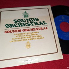 Discos de vinilo: SOUNDS ORCHESTRAL & SCHROEDER A BOY AND A GIRL/GO HOME GIRL +2 EP 7'' 1965 HISPAVOX SPAIN ESPAÑA