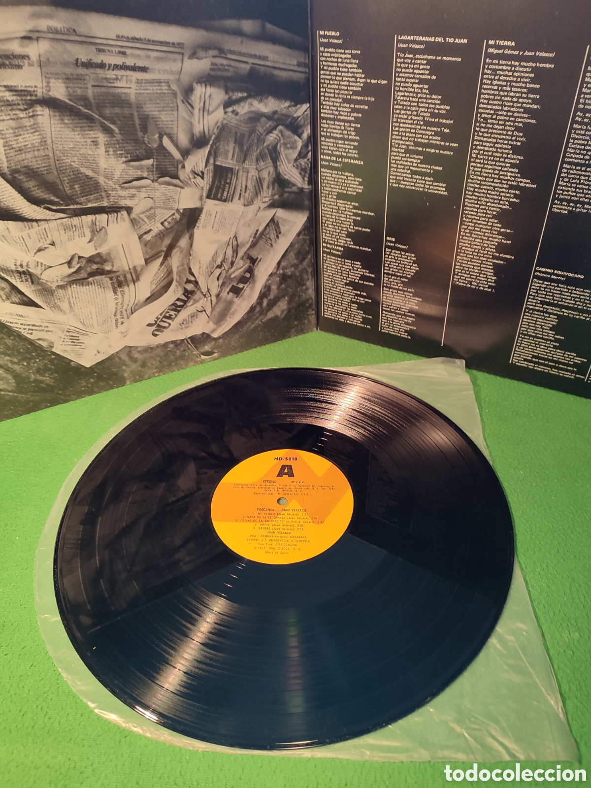 Discos de vinilo: Juan Velasco - Pregones - Foto 2