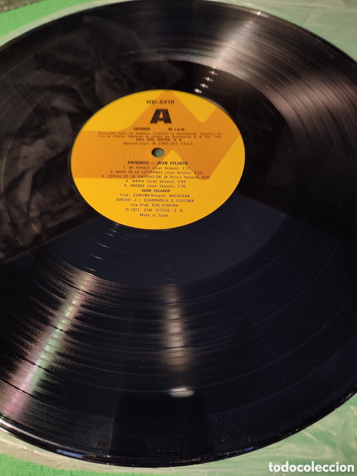 Discos de vinilo: Juan Velasco - Pregones - Foto 3