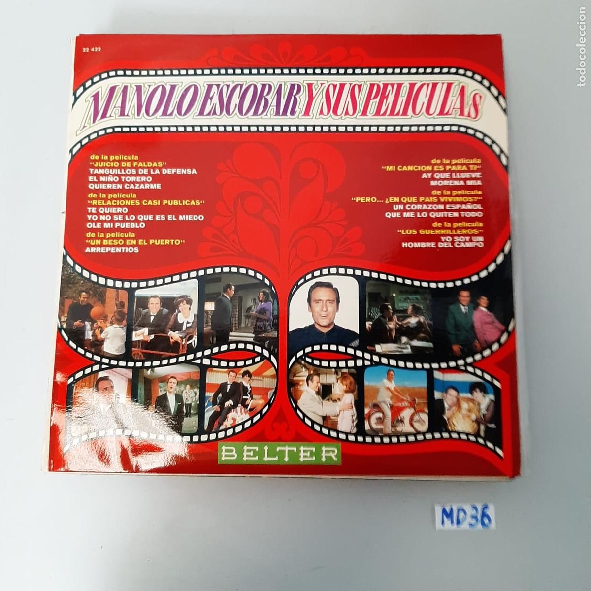 Discos de vinilo: Manolo Escobar y sus pel&iacute;culas - Foto 1