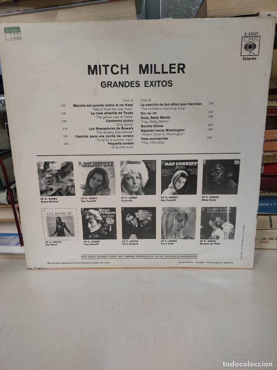 Discos de vinilo: Mitch Miller &ndash; Mitchs Greatest Hits - Foto 2