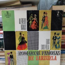 Discos de vinilo: ALFREDO KRAUS, LUIS SAGI-VELA – ROMANZAS FAMOSAS DE ZARZUELA