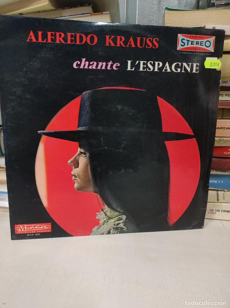 Discos de vinilo: ALFREDO KRAUS CHANTE ESPAGNE - Foto 1