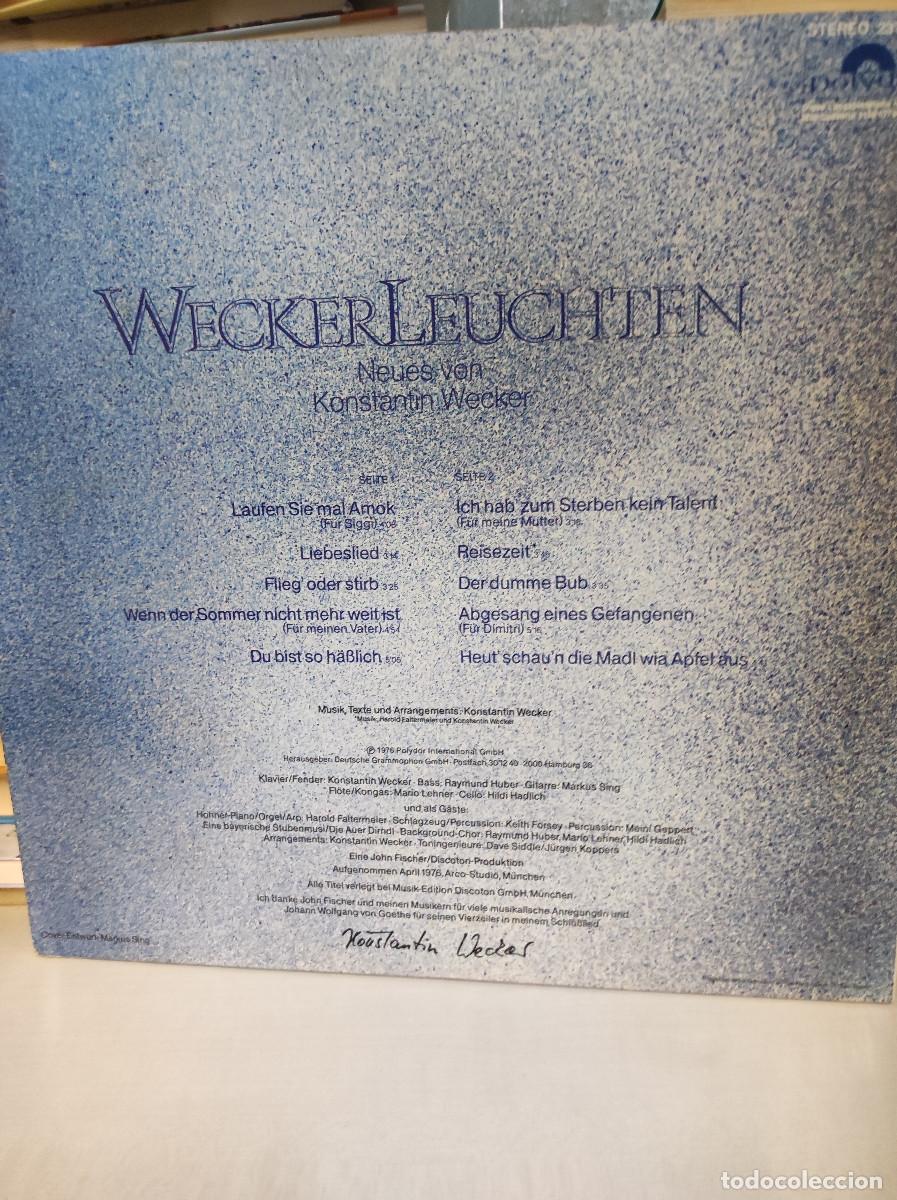 Discos de vinilo: Konstantin Wecker &ndash; Weckerleuchten - Foto 2