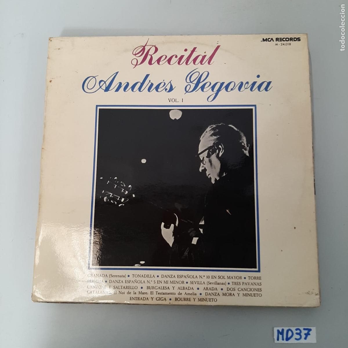 Discos de vinilo: Recital Andr&eacute;s Segovia - Foto 1