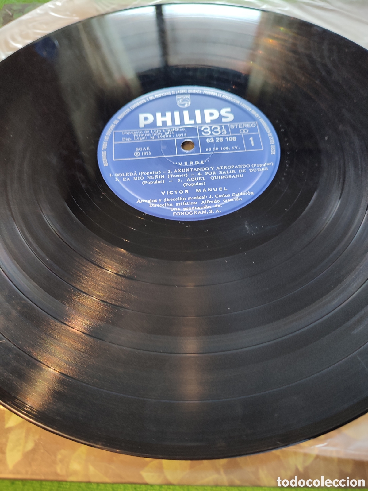 Discos de vinilo: V&iacute;ctor Manuel - Verde - Foto 4
