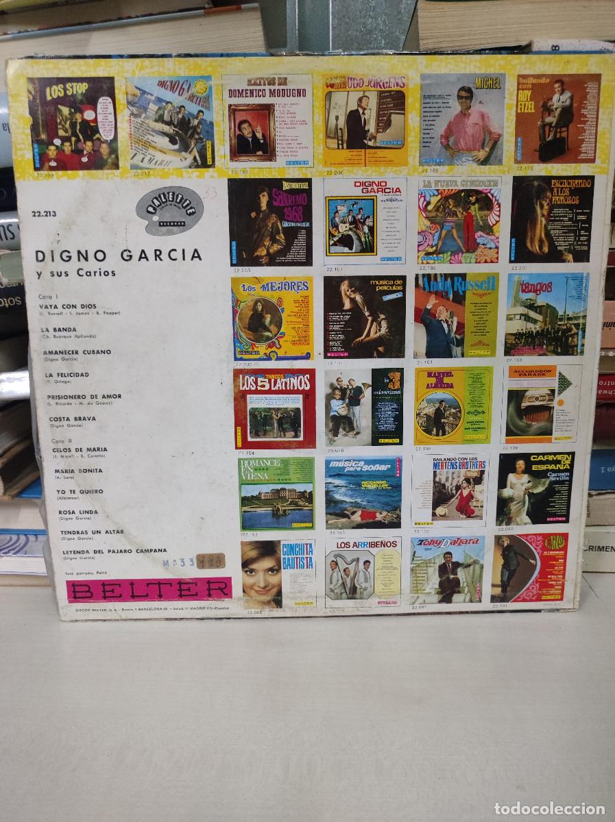 Discos de vinilo: DIGNO GARCIA Y SUS CARIOS CELOS DE MARIA - Foto 2
