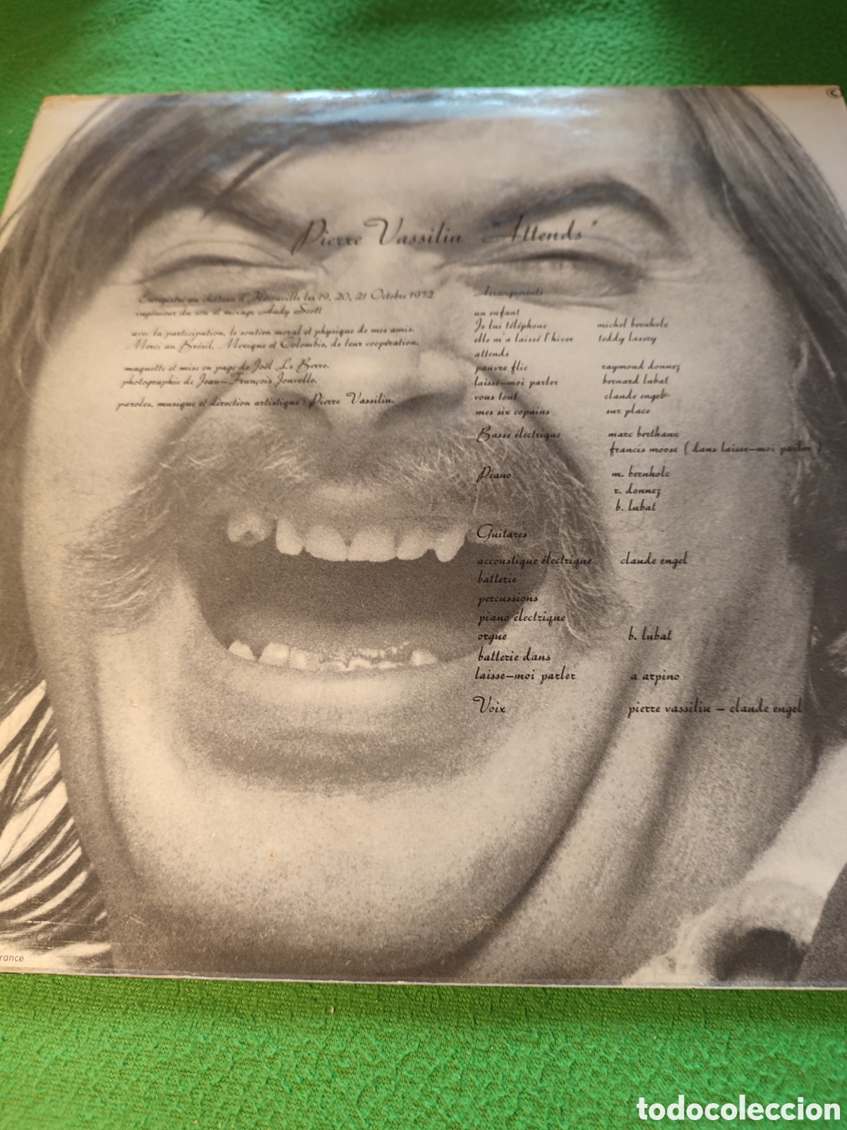 Discos de vinilo: Pierre Vassiliu - Attends - Foto 2