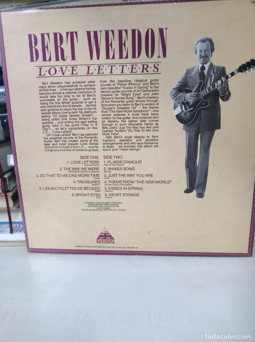 Discos de vinilo: Bert Weedon &ndash; Love Letters - Foto 2