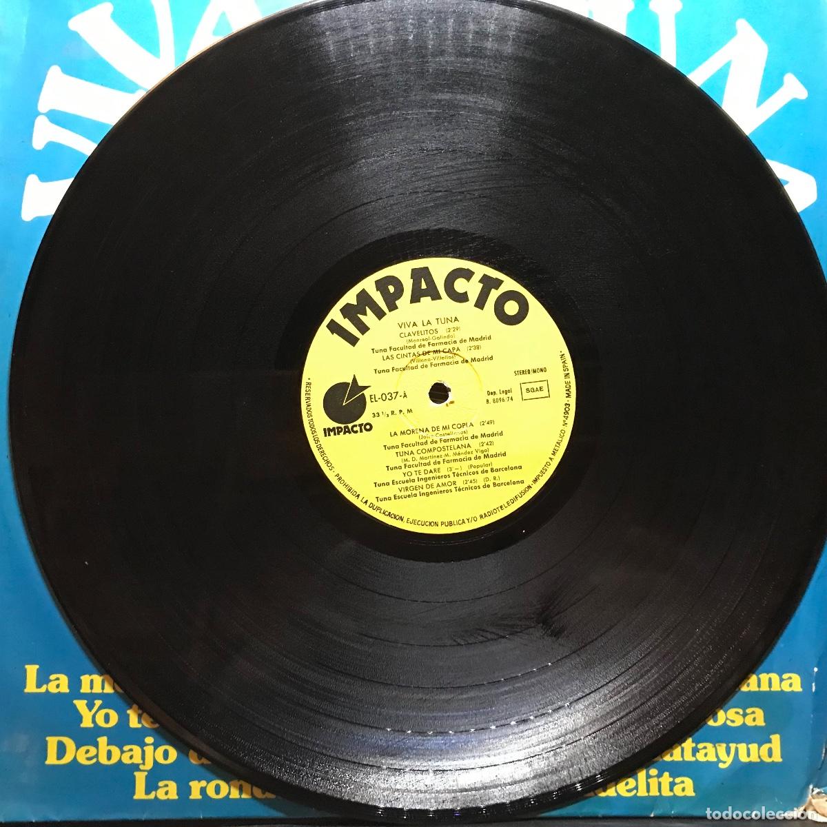 Discos de vinilo: Various ● Viva La Tuna ● Vinyl, LP, Compilation 1975 - Foto 5