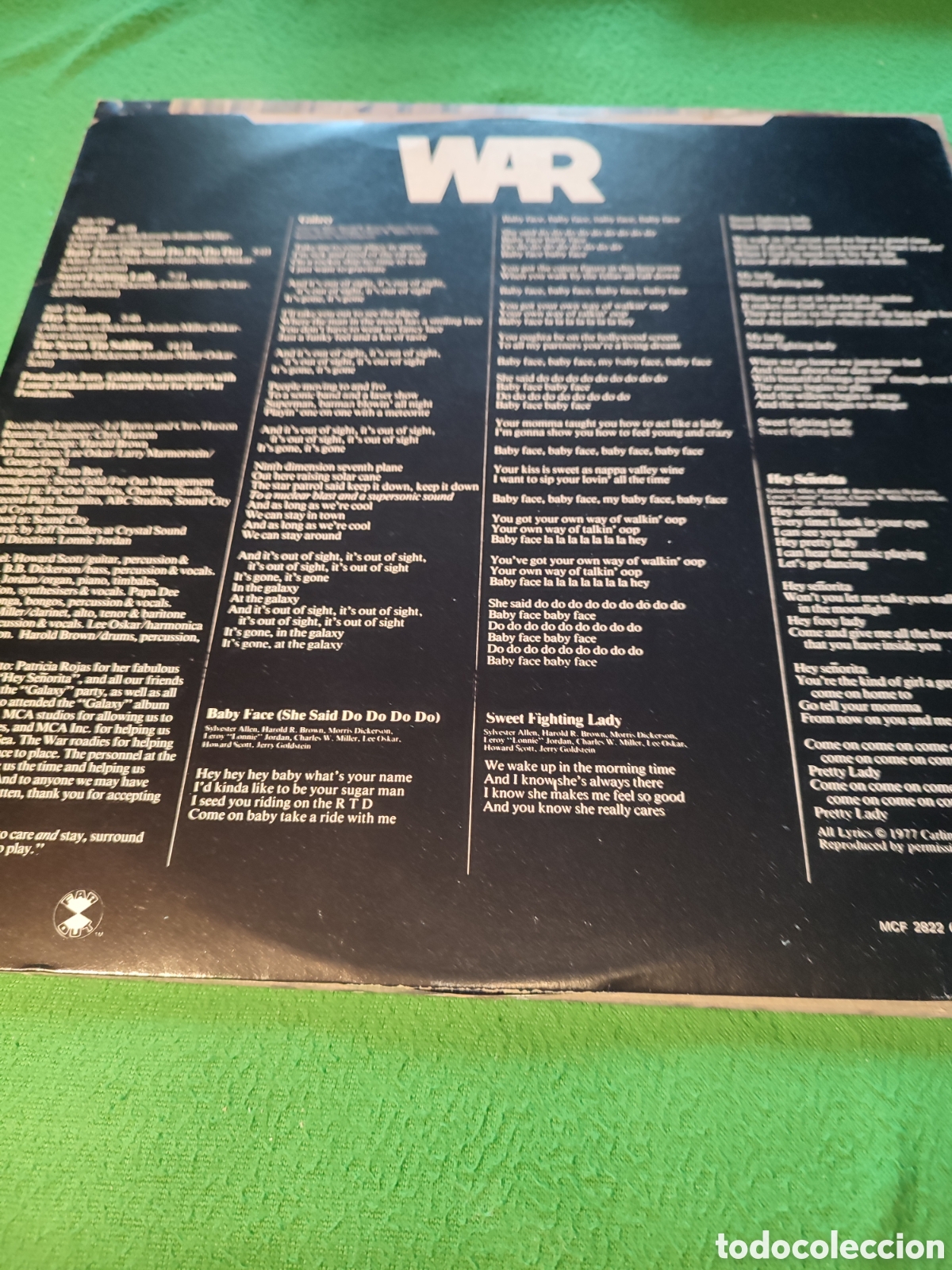 Discos de vinilo: War - Galaxy Vinilo Lp - Foto 3