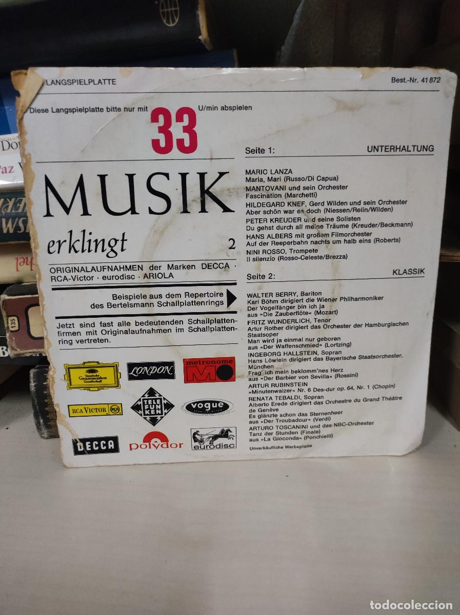 Discos de vinilo: Musik Erklingt - Foto 2
