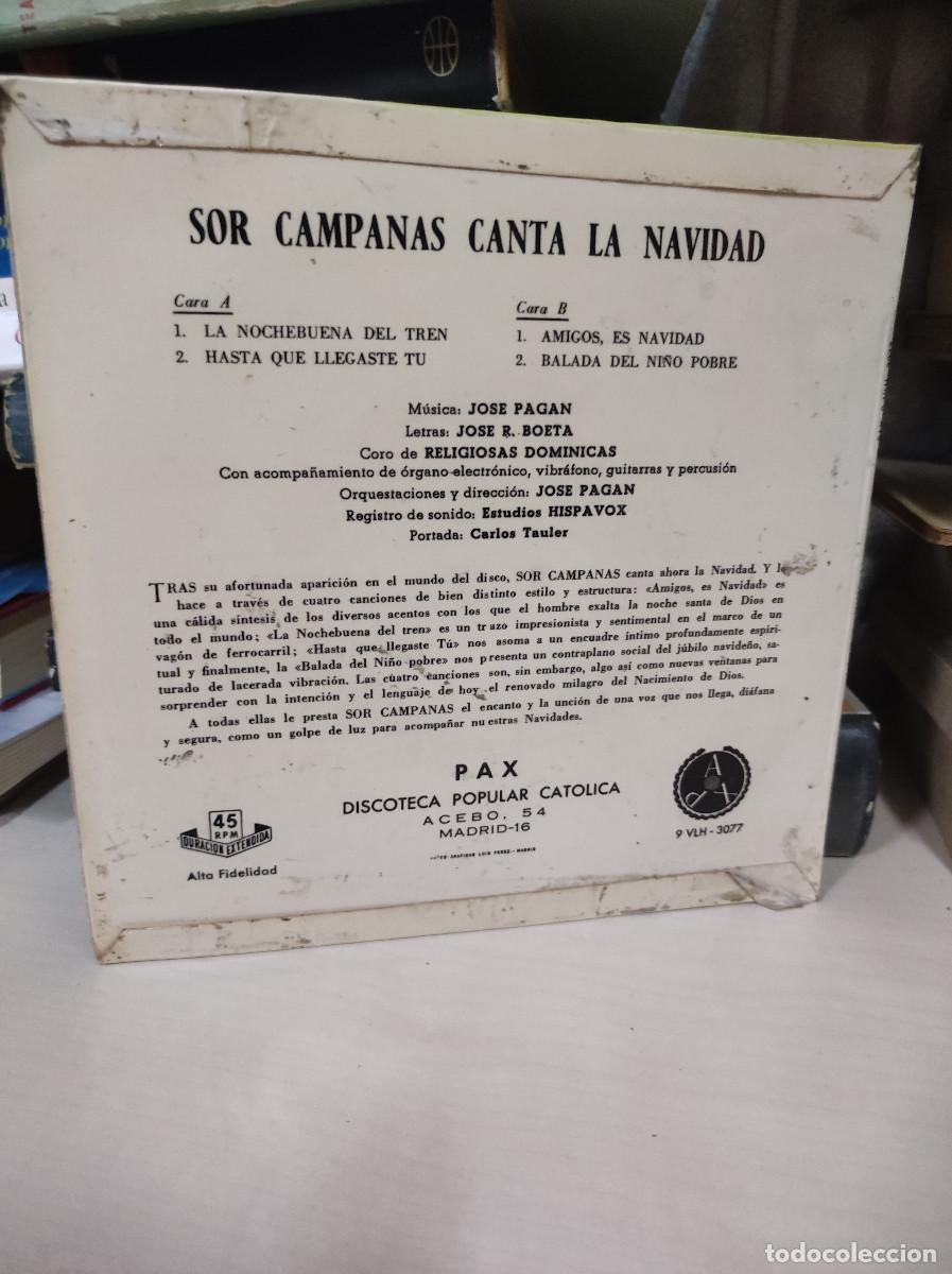 Discos de vinilo: Sor Campanas &ndash; Canta La Navidad - Foto 2
