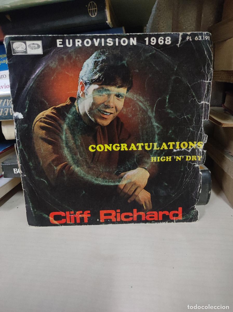 Discos de vinilo: Cliff Richard &ndash; Congratulations (Canta En Espa&ntilde;ol) - Foto 1