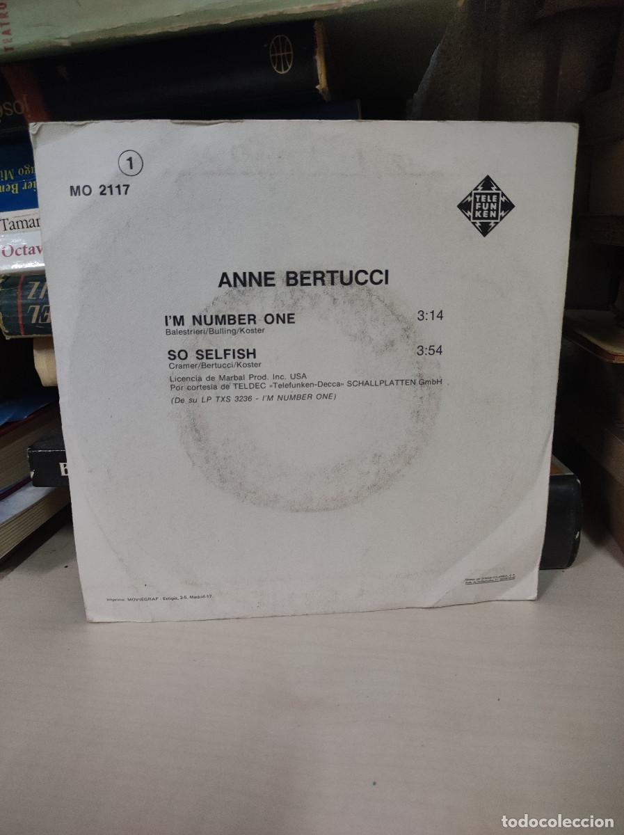 Discos de vinilo: Anne Bertucci &ndash; Im Number One - Foto 2
