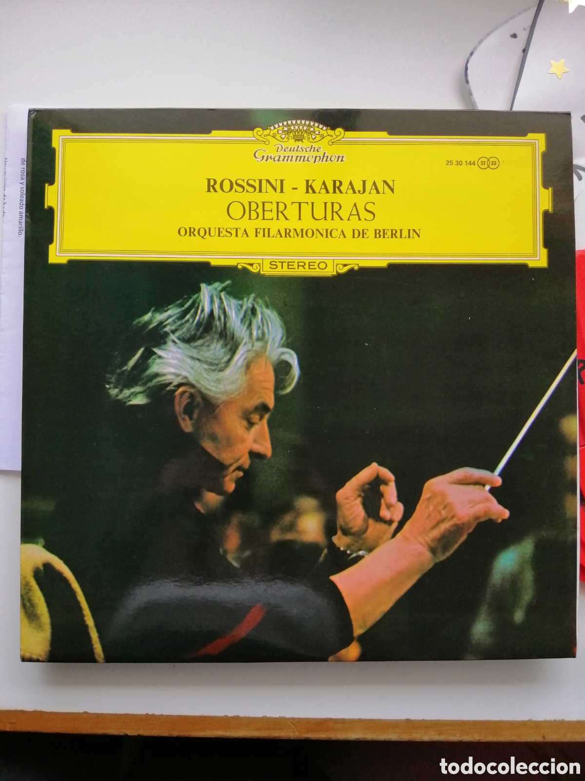 Discos de vinilo: Oberturas Rossini Karajan vinilo - Foto 1