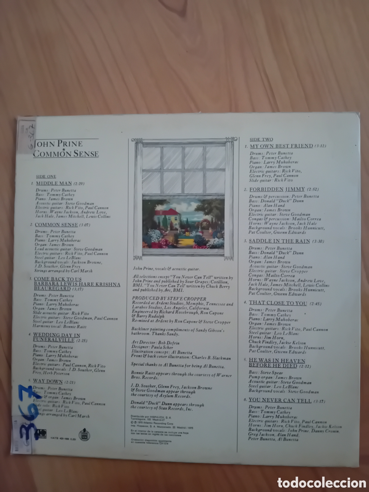 Discos de vinilo: JOHN PRINE. COMMON SENSE - Foto 2