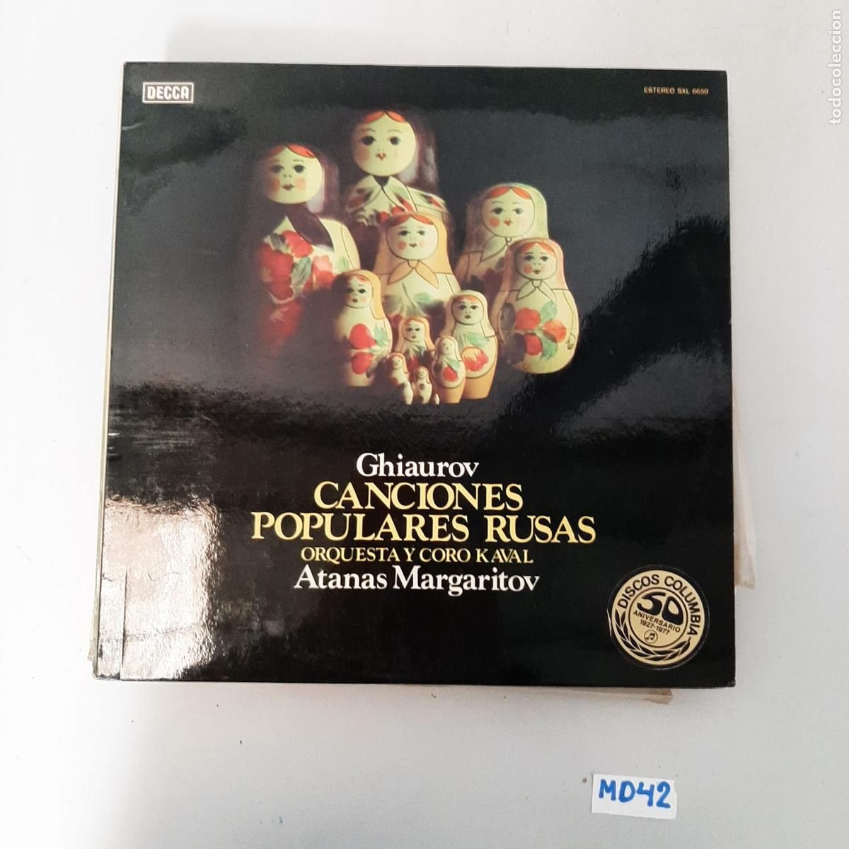 Discos de vinilo: Canciones populares rusas - Foto 1