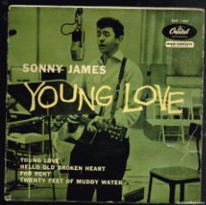 Discos de vinilo: 1957 CIRCA VINILO 4 CANCIONES 'SONNY JAMES - YOUNG LOVE' Y TRES MÁS ...VER DESCRIPCIÓN