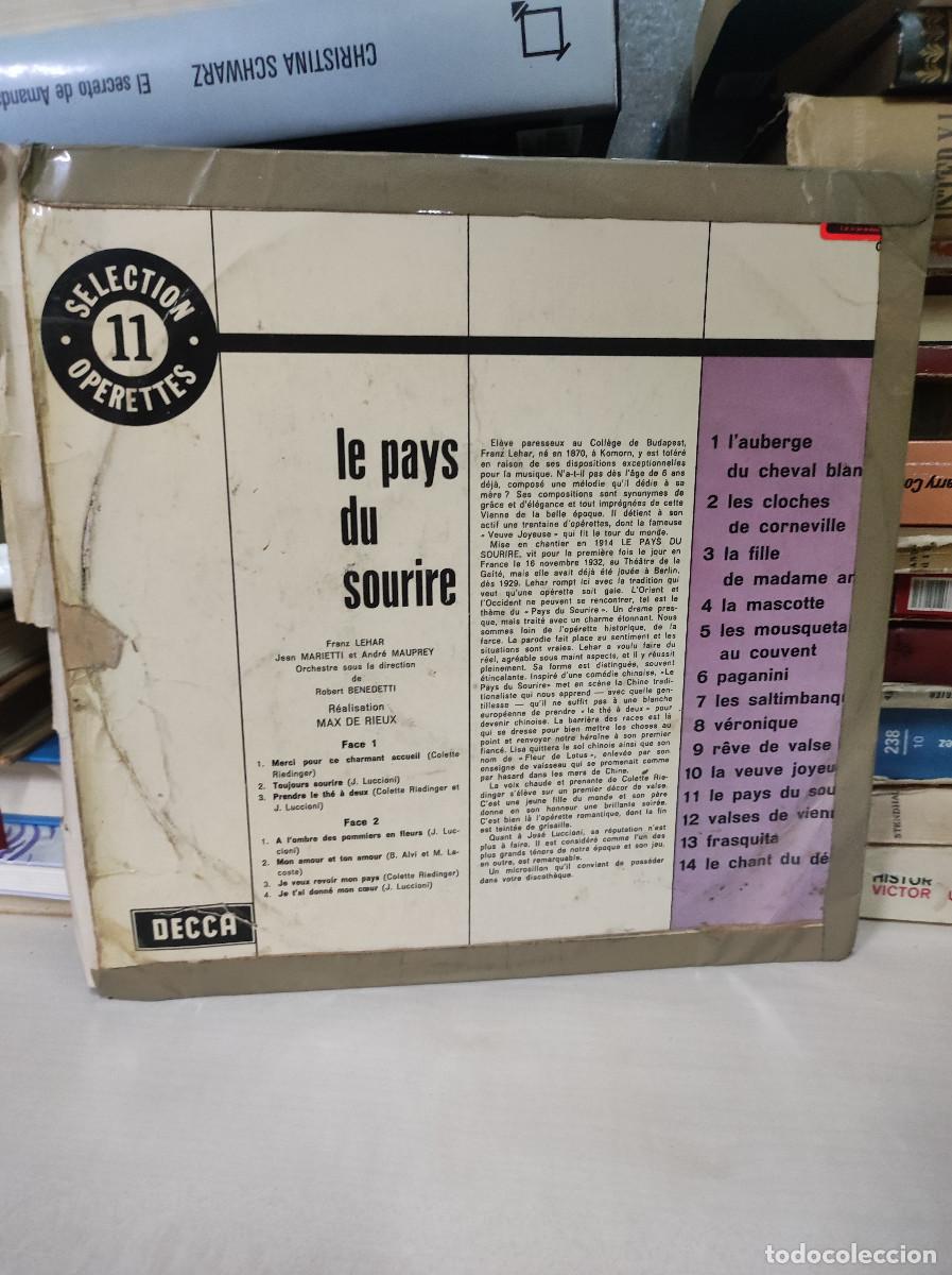 Discos de vinilo: Le Pays Du Sourire - Foto 2