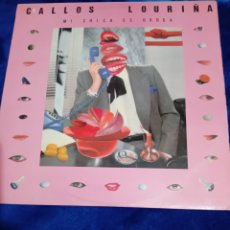 Discos de vinilo: CALLOS LOURIÑA. MI CHICA ES DROGA. 1987. GALICIA. LP.