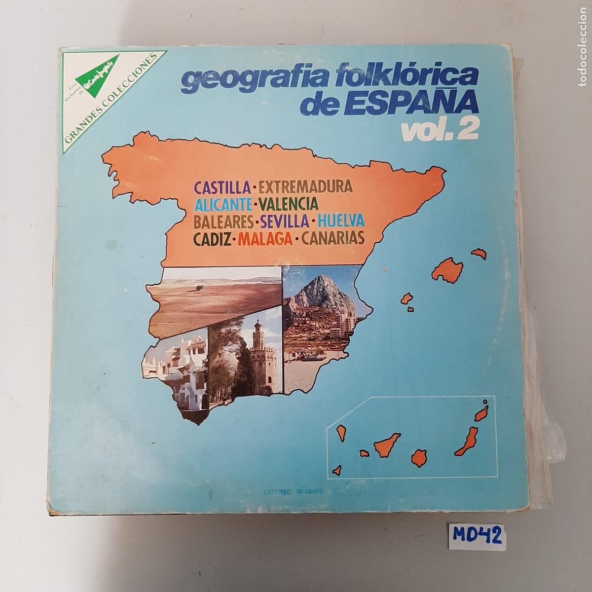 Discos de vinilo: Geograf&iacute;a folklorica de Espa&ntilde;a - Foto 1