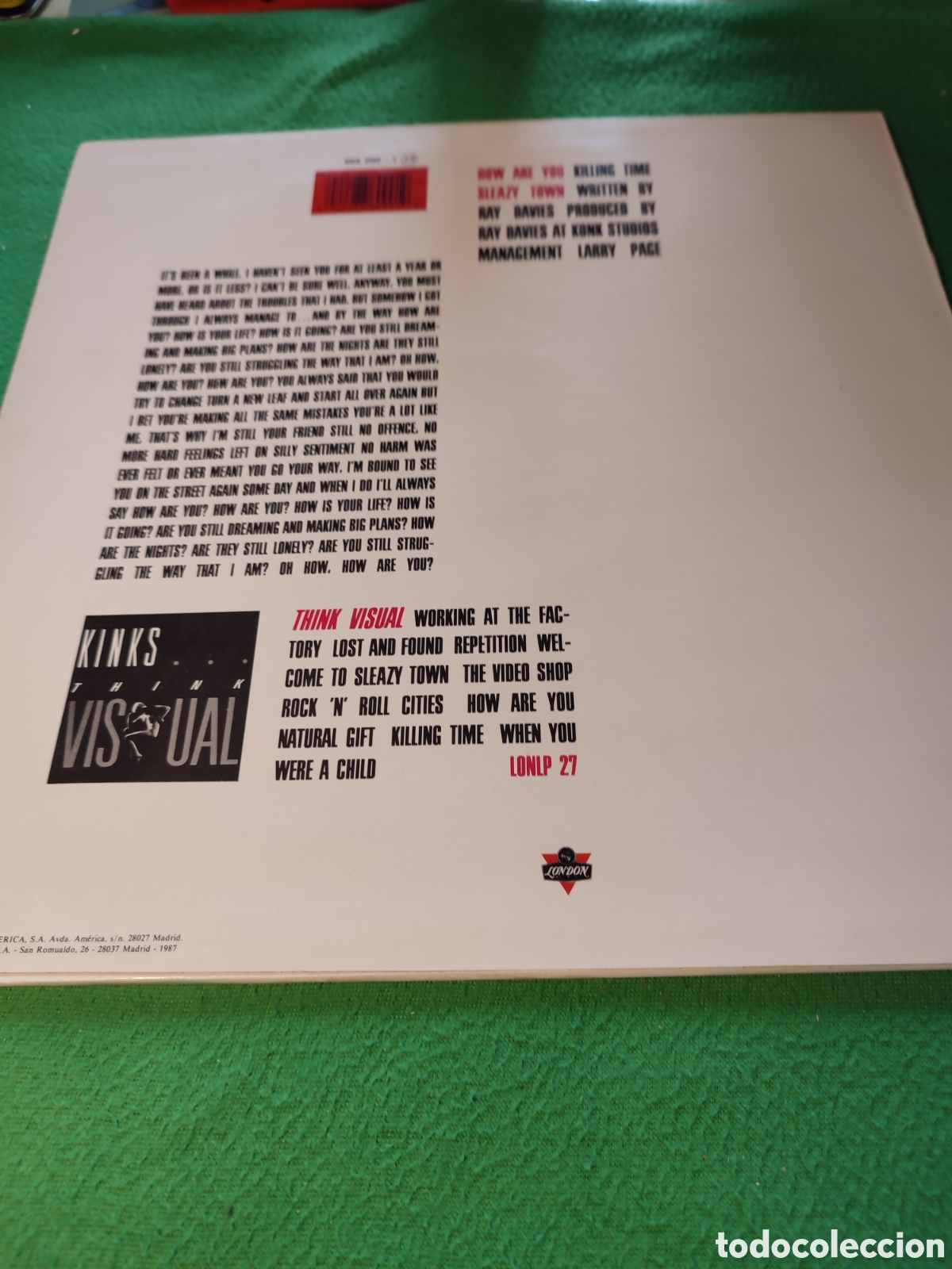 Discos de vinilo: The Kinks - How are you Maxi single - Foto 2