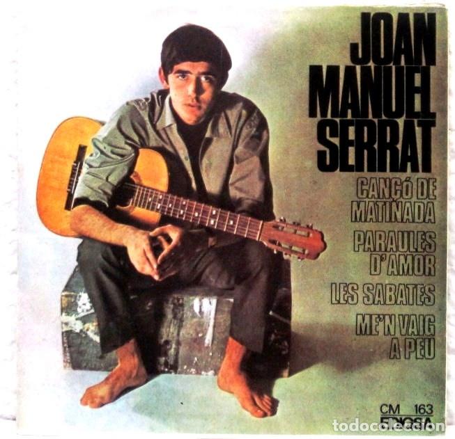 Discos de vinilo: JOAN MANUEL SERRAT - CAN&Ccedil;O DE MATINADA - PARULES DAMOR - SINGLE - Foto 1