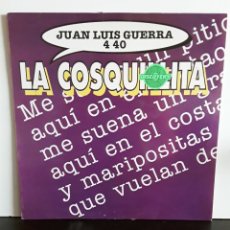 Discos de vinilo: JUAN LUIS GUERRA . 4 40 ‎– LA COSQUILLITA