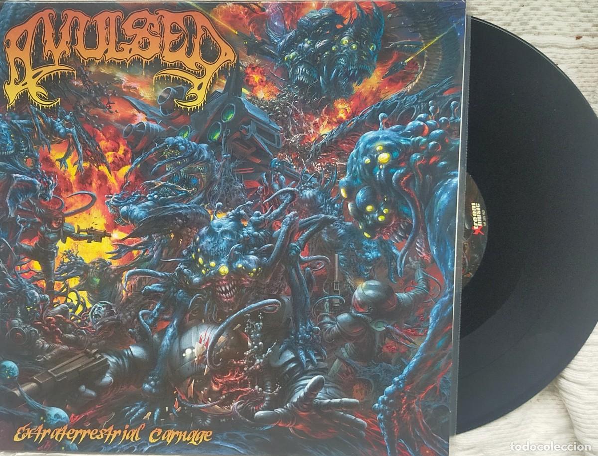 Discos de vinilo: AVULSED. Extraterrestial Carnage. Vinilo negro - Foto 1
