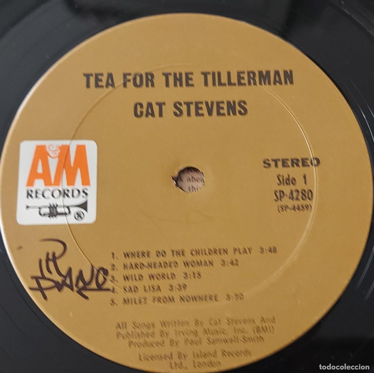 Discos de vinilo: LP CAT STEVENS TEA FOR THE TILLERMAN A&M RECORDS - Foto 4