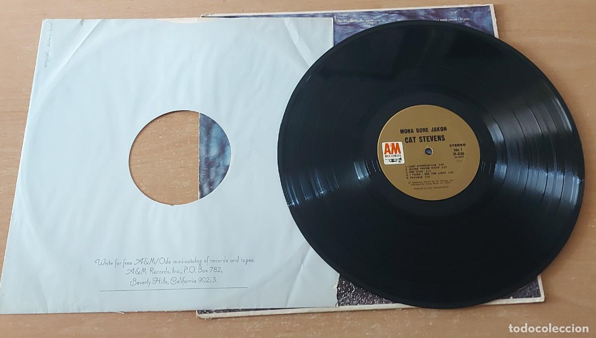 Discos de vinilo: LP CAT STEVENS MONA BONE JAKON A&M RECORDS - Foto 3