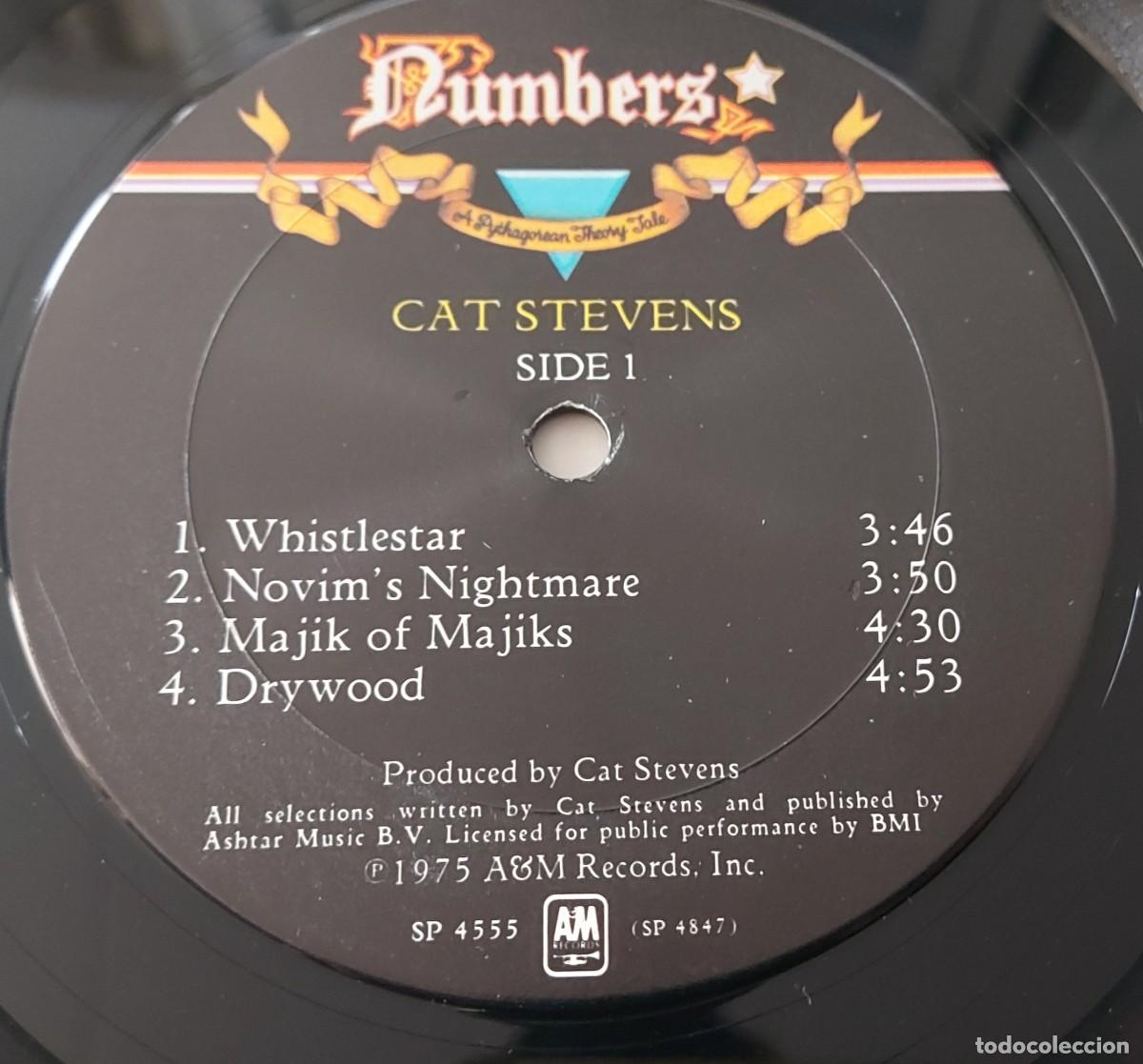 Discos de vinilo: LP CAT STEVENS NUMBERS A&M RECORDS - Foto 4