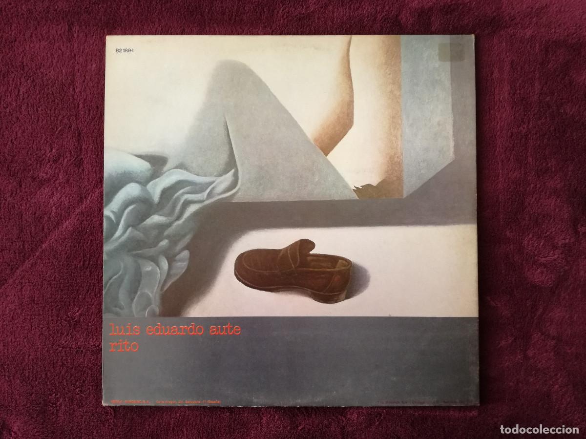 Discos de vinilo: LUIS EDUARDO AUTE - RITO (ARIOLA) LP GATEFOLD - Foto 2