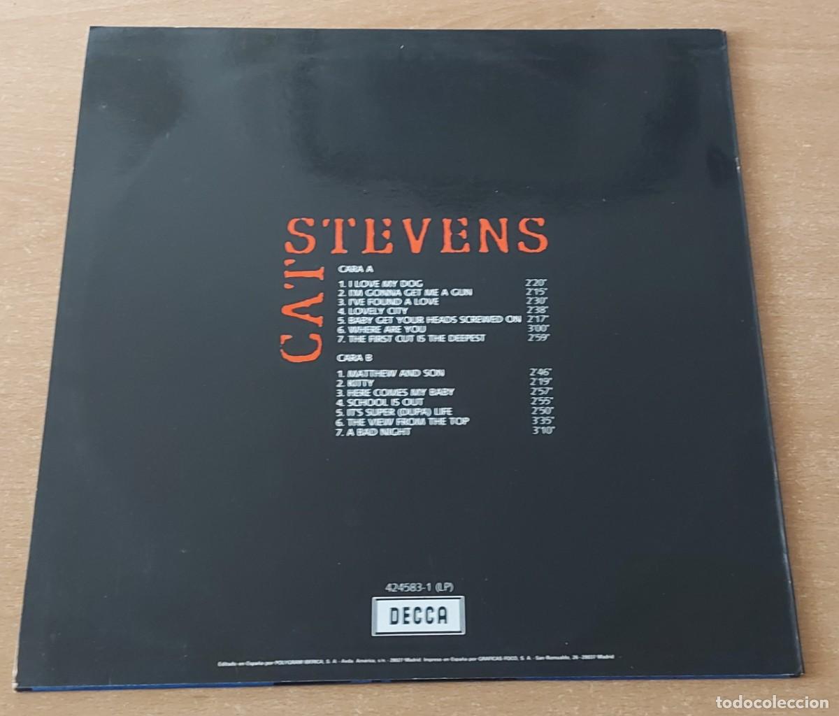 Discos de vinilo: LP CAT STEVENS DECCA FFSS A&Ntilde;O 1982 ESPA&Ntilde;A - Foto 2