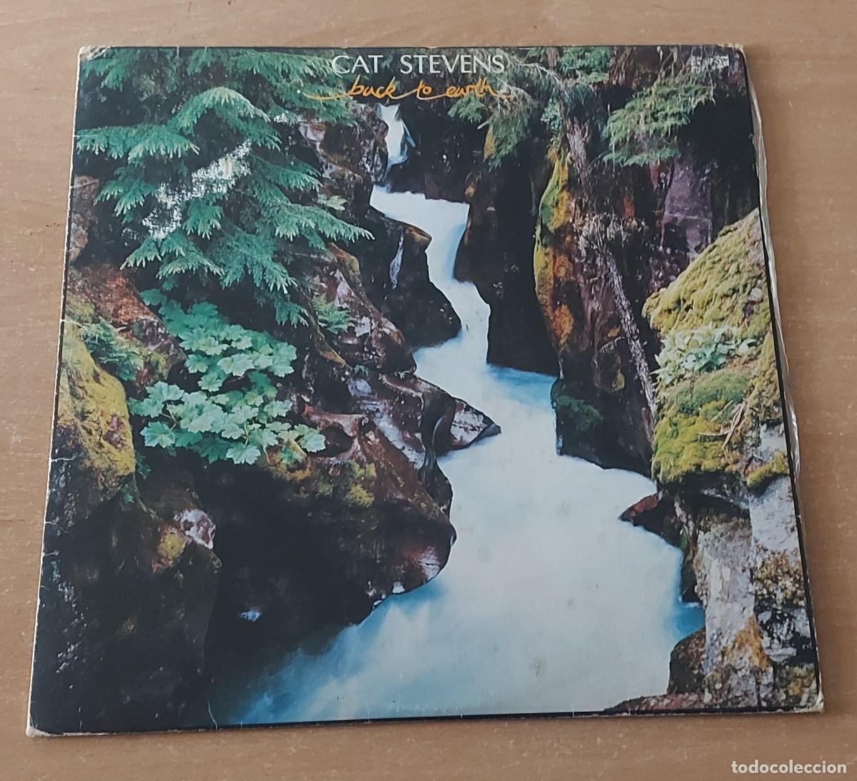 Discos de vinilo: LP CAT STEVENS BACK TO EARTH A&Ntilde;O 1978 ESPA&Ntilde;A - Foto 1