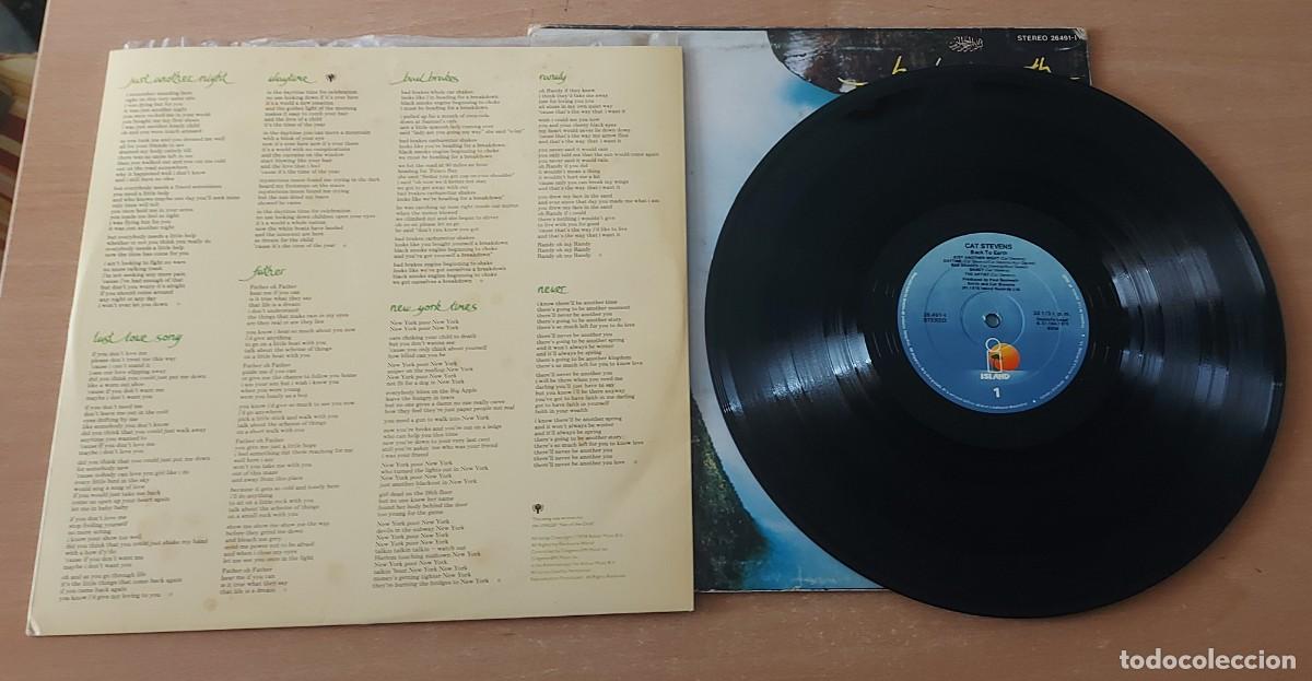 Discos de vinilo: LP CAT STEVENS BACK TO EARTH A&Ntilde;O 1978 ESPA&Ntilde;A - Foto 3