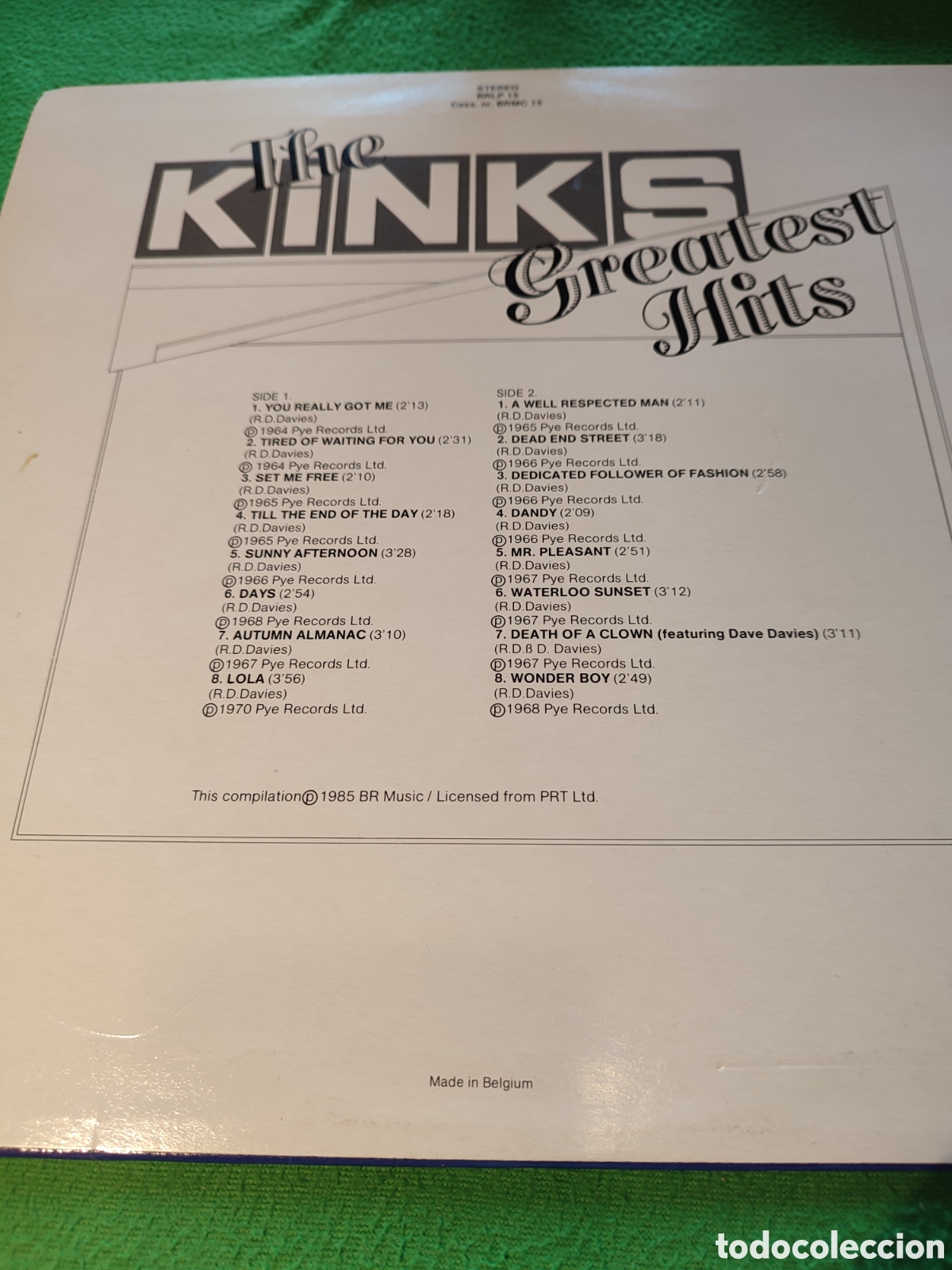 Discos de vinilo: The Kinks - Greatest hits - Foto 2